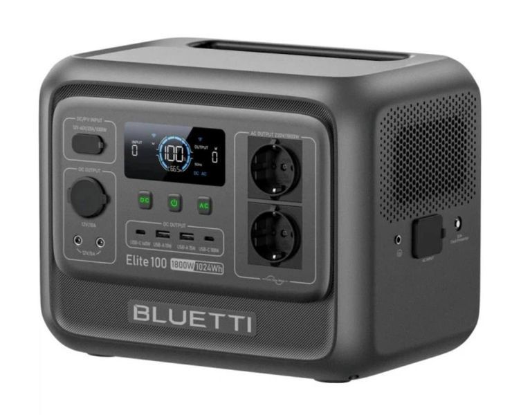 Зарядна станція BLUETTI Elite 100 V2  (P-EL100V2-EU-GY-BL-010) фото